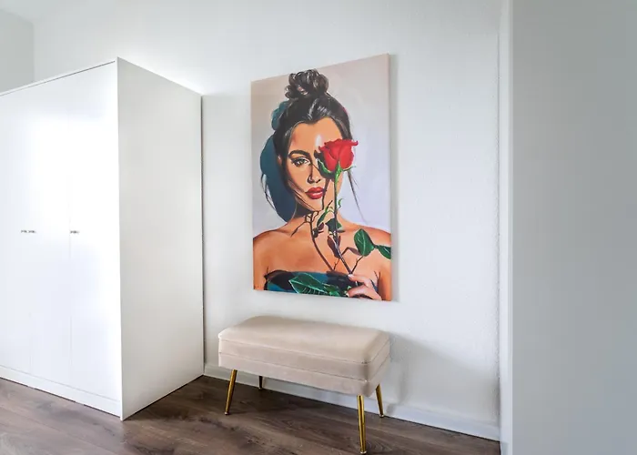 Apartament Ruesuite - Messe I King Size Bed I 75 Zoll Tv Essen